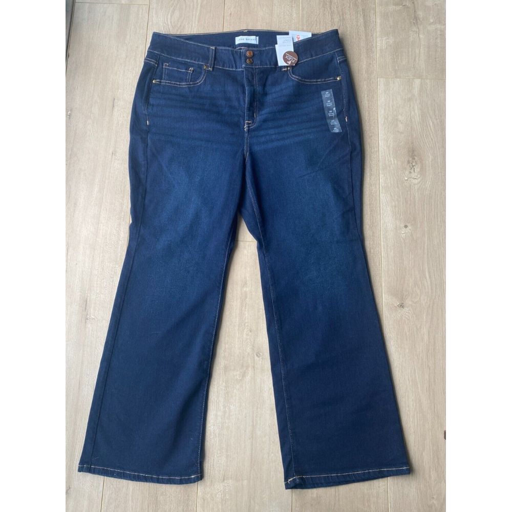 Lane Bryant Women's Boot Cut Jeans - Dark Blue